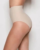 Culotte lissante taille haute havane