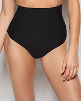 High Waist Smoothing Brief Black