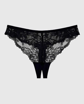 Culotte à jambre échancrée sans entrejambe