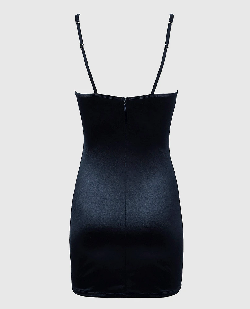 Robe en satin