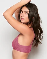 Soutien-gorge sans armatures avec léger soutien rouge électrique