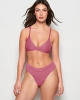 Soutien-gorge sans armatures avec léger soutien rouge électrique