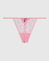 Cotton G-String Panty in Cherry On Top