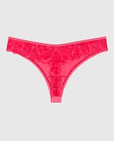 Lace Back Thong Panty