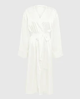 Peignoir en satin