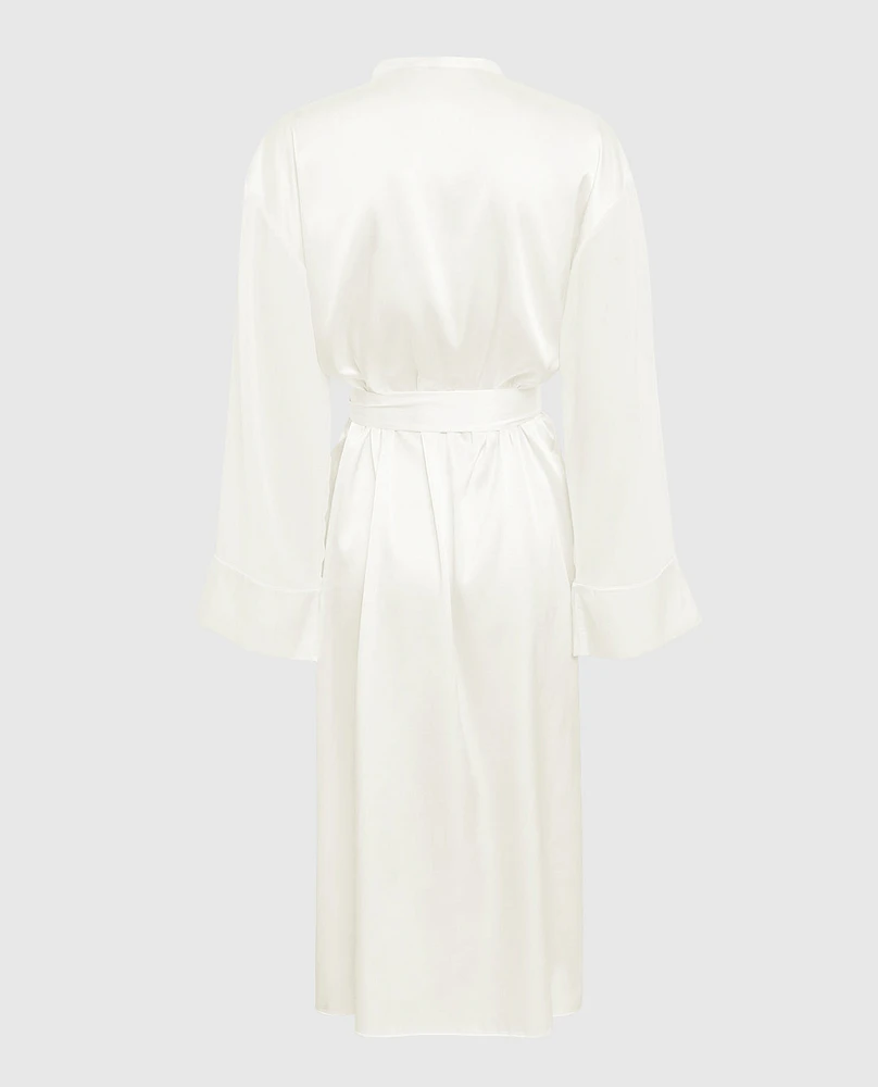 Peignoir en satin