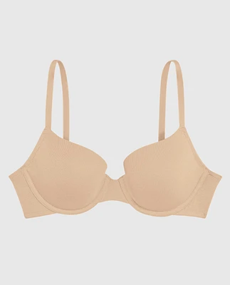 Smooth Cotton Lightly Lined Demi Bra