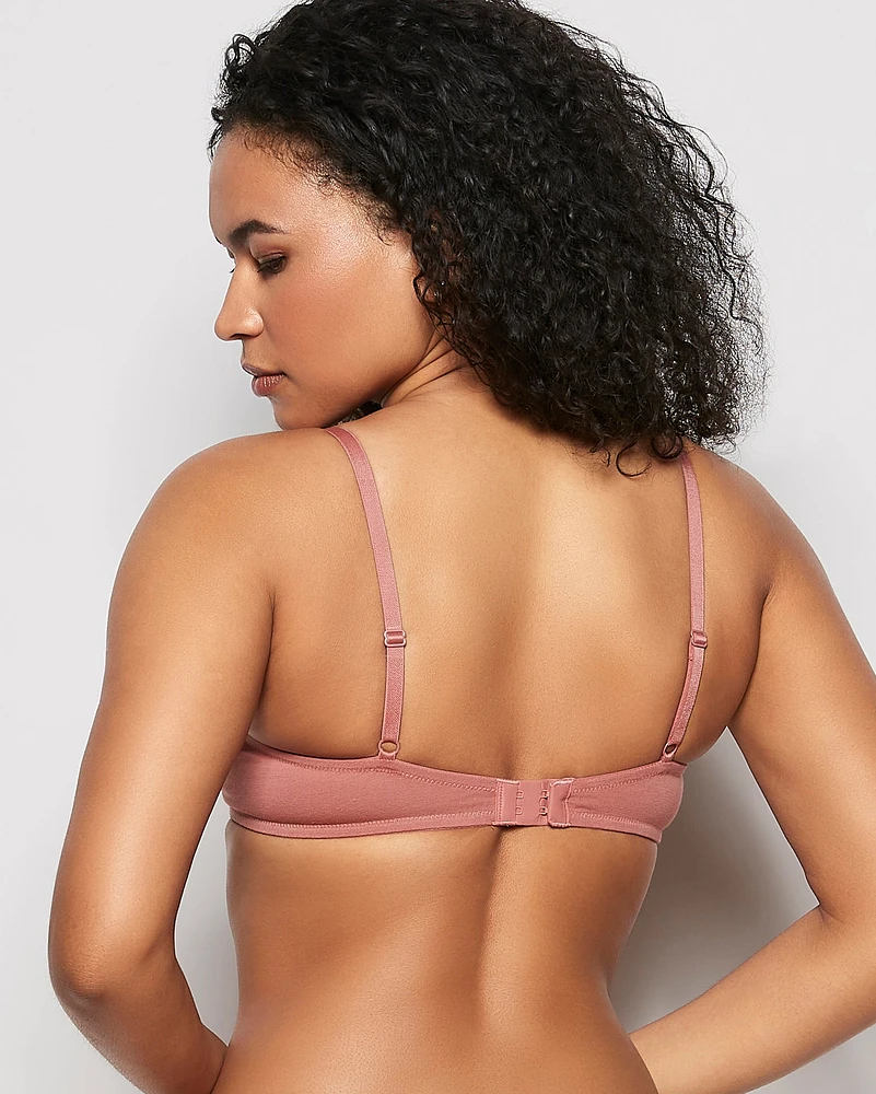 Lightly Lined Demi Bra Rosy Blush