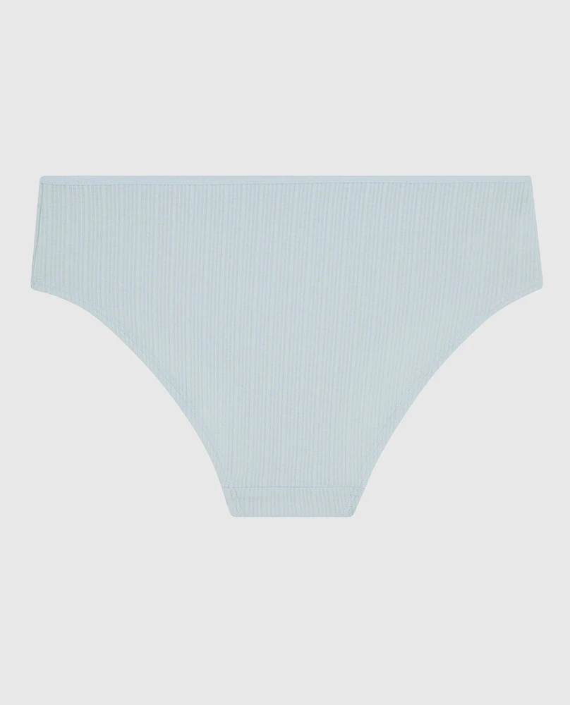 Ribbed Hipster Panty Vista Blue