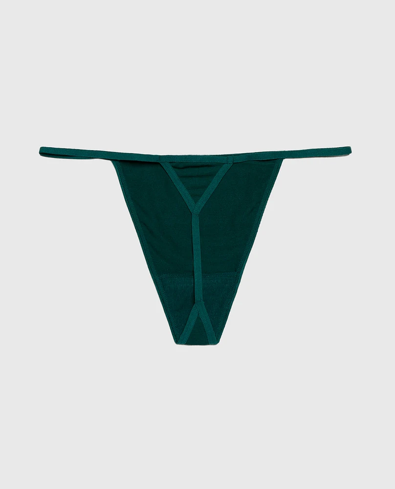 Ultrasoft G-String Panty Emerald Green
