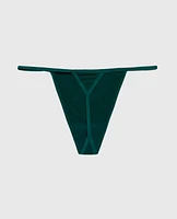 Ultrasoft G-String Panty Emerald Green
