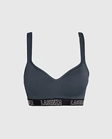Soutien-gorge Sport pour entraînement d’intensité moyenne ciel orageux