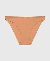 Bikini Panty with Logo Trim Cork