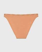 Bikini Panty with Logo Trim Cork