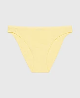 Bikini Panty with Logo Trim Mellow Yellow