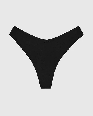 Ultrasoft Modal High Leg Thong Panty