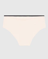 Ultrasoft V-Waist Ribbed Hipster Panty in Ivory Dawn