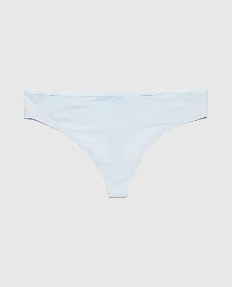 Ultrasoft Modal Thong Panty Vista Blue