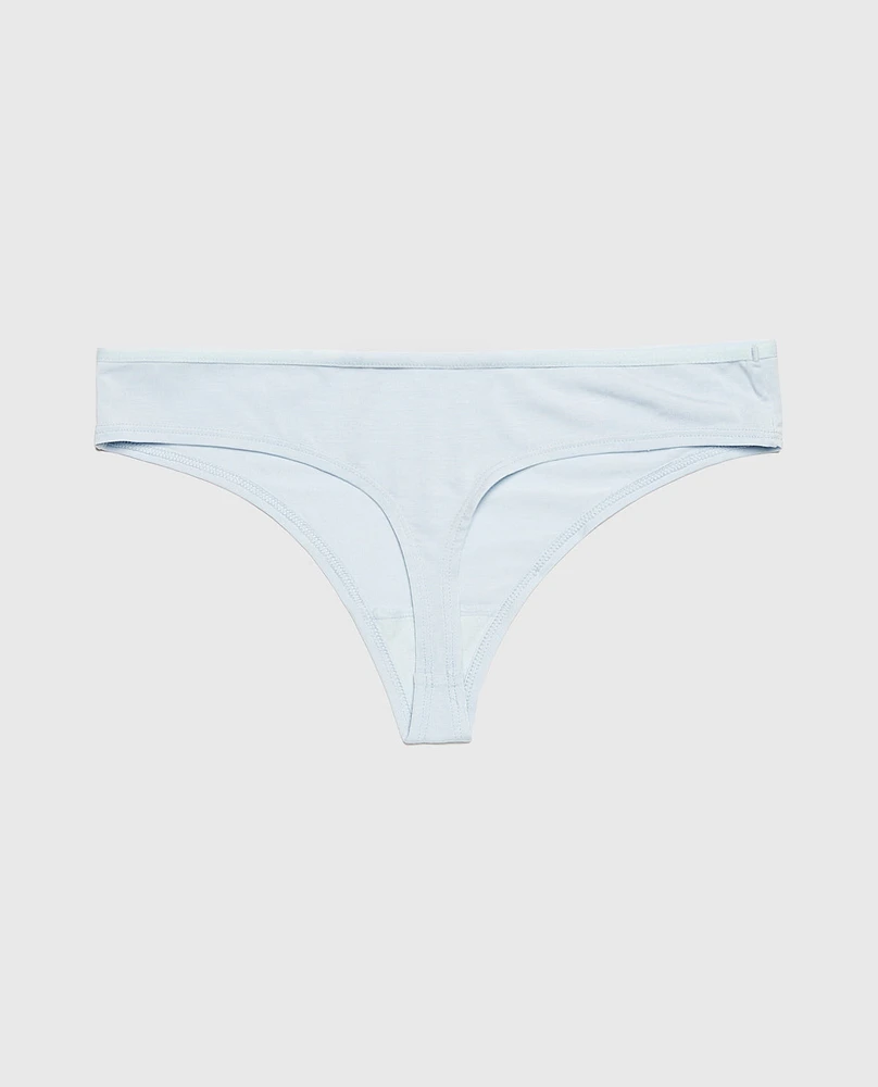Ultrasoft Modal Thong Panty Vista Blue