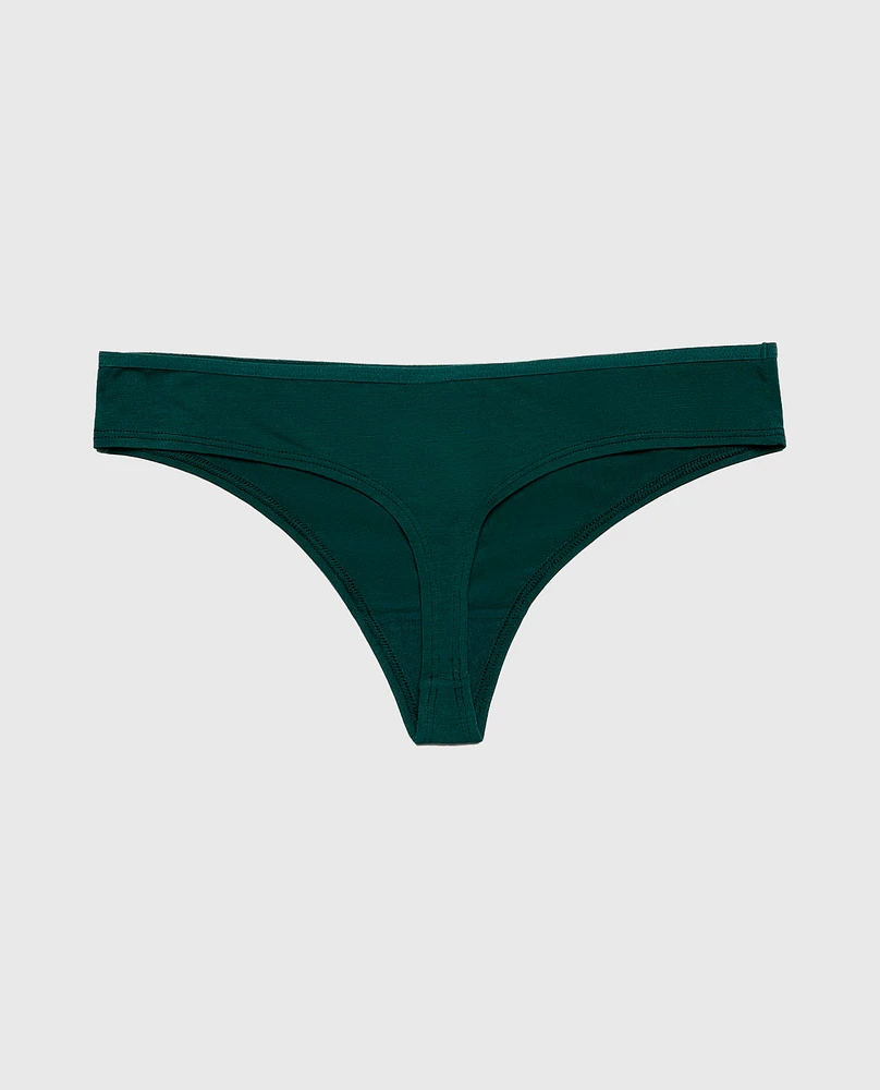 Ultrasoft Modal Thong Panty Emerald Green