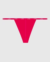 Minislip avec bordure à logo rouge cosmo