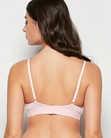 Lightly Lined Demi Bra with Logo Iced Lilac