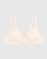 Soutien-gorge couvrant légèrement doublé aube ivoire