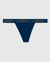 G-String Panty with Logo Band Ocean Cavern