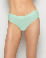 Hipster Panty with Logo Band Mist Green