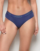 Hipster Panty with Logo Band Dusk Blue