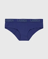 Hipster Panty with Logo Band Dusk Blue