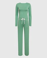 Pajama Pant with Logo Drawstring