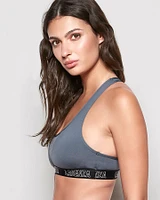 Soutien-gorge Sport à logo pour entraînement de faible impact ciel orageux