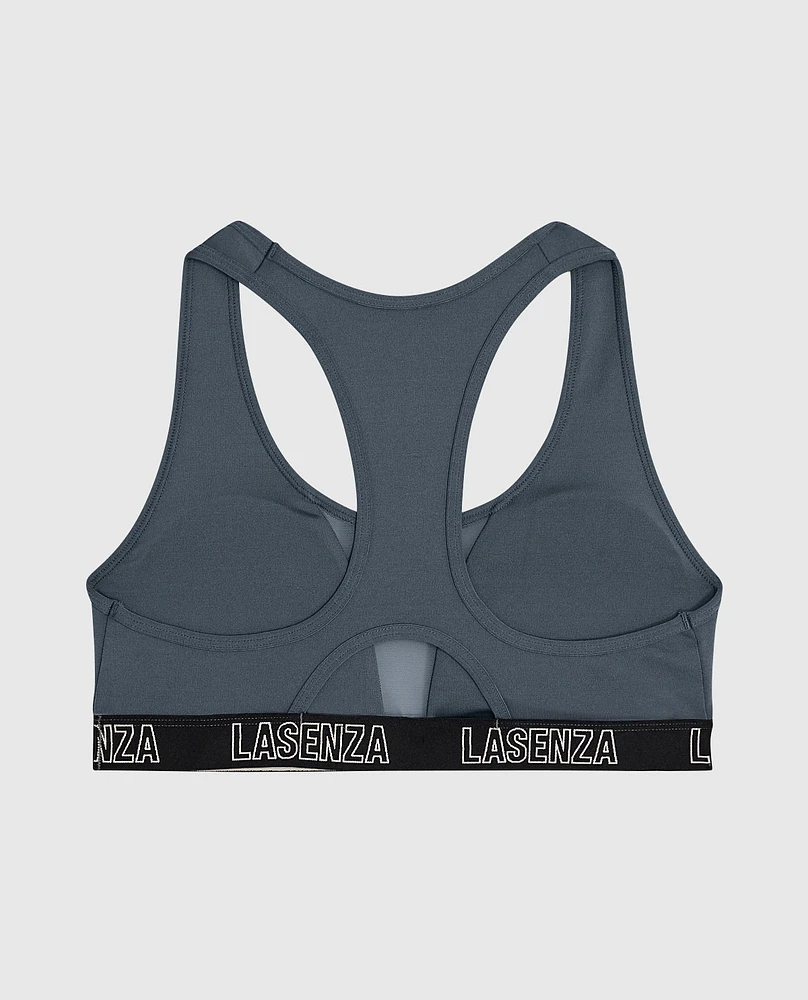 Soutien-gorge Sport à logo pour entraînement de faible impact ciel orageux