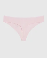 Thong Panty with Bow Pink-A-Boo