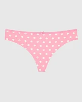 Thong Panty with Bow in LS Dot