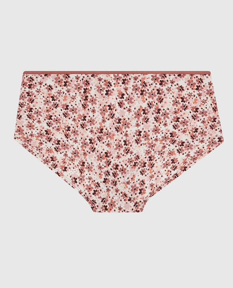 Boyshort Panty with Bow Spring Floral