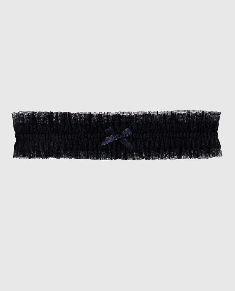 Ruffle Thigh Garter in