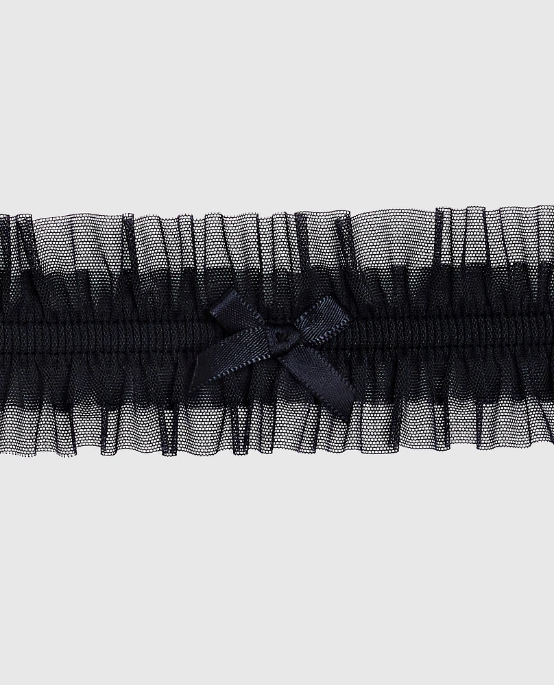 Ruffle Thigh Garter in