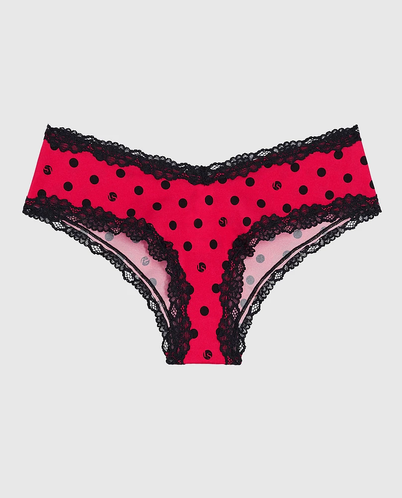 Cheeky Panty with Lace LS Dot