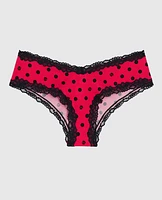 Cheeky Panty with Lace LS Dot