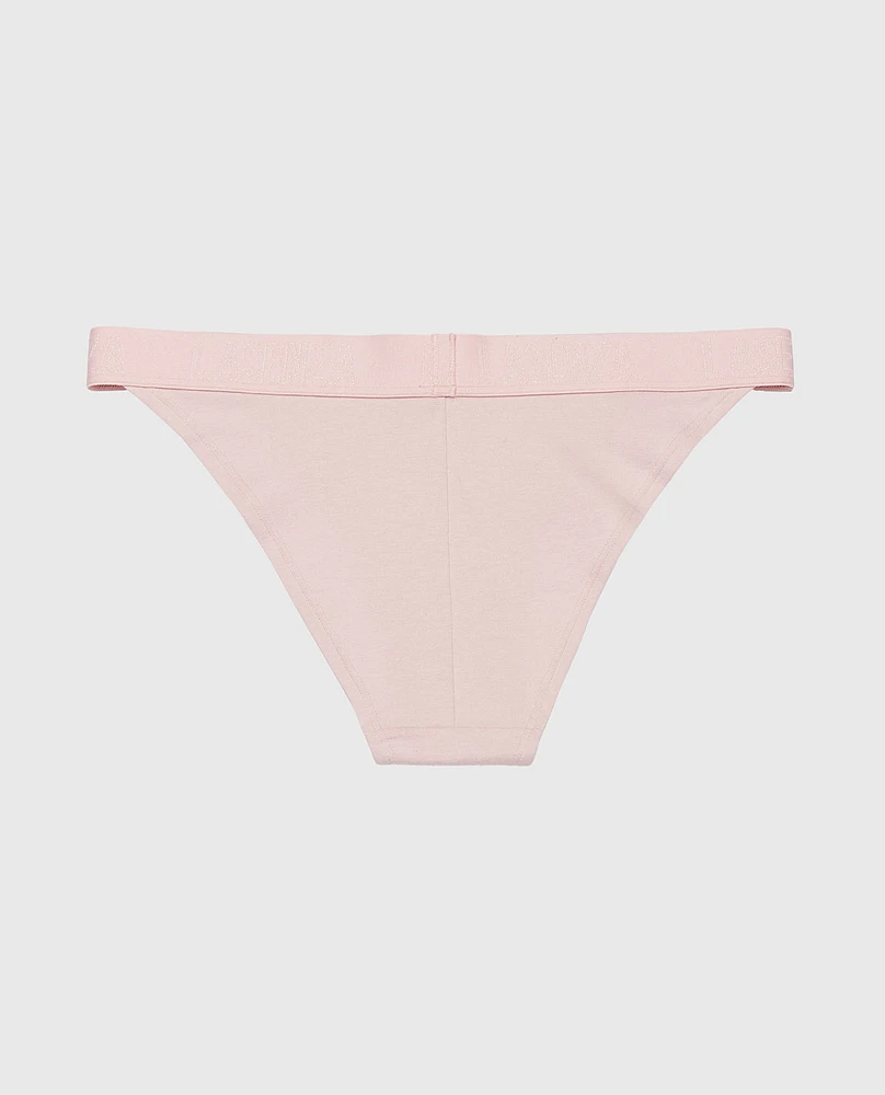 Cheeky Panty with Logo Band Iced Lilac