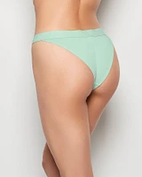 Cheeky Panty with Logo Band Mist Green