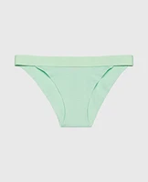 Cheeky Panty with Logo Band Mist Green