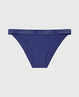 Cheeky Panty with Logo Band Dusk Blue