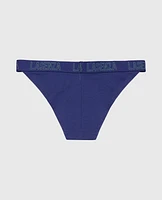 Cheeky Panty with Logo Band Dusk Blue