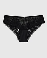 Lace Cheeky Panty Black