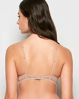 Push Up Bra with Lace Wing Evening Blush