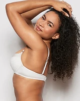 Lace Cup Push Up Bra Ivory