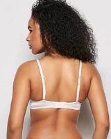 Lace Cup Push Up Bra Ivory